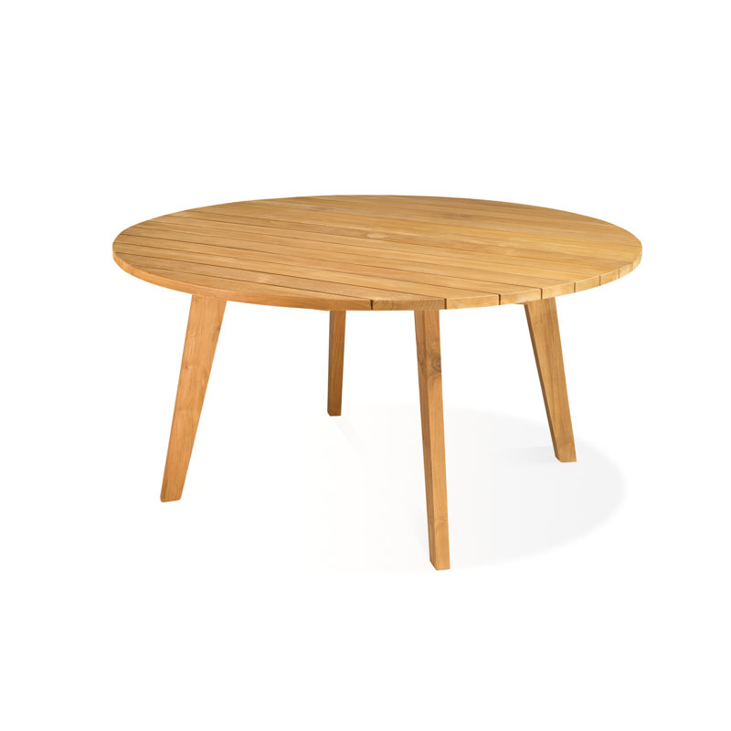 Essential Outdoor Round Teak Dining Table