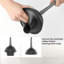 Ensemble ventouse et brosse pour le nettoyage des toilettes, ensemble de 2