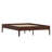 Contemporary Platform Bed Frame with Integrated Slat Support and Metal Reinforcement, Quick and Tool-Free Assembly-1605588322