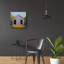  «Velvet Violet 2» par Carol Young, art mural en verre acrylique, 24 po x 24 po