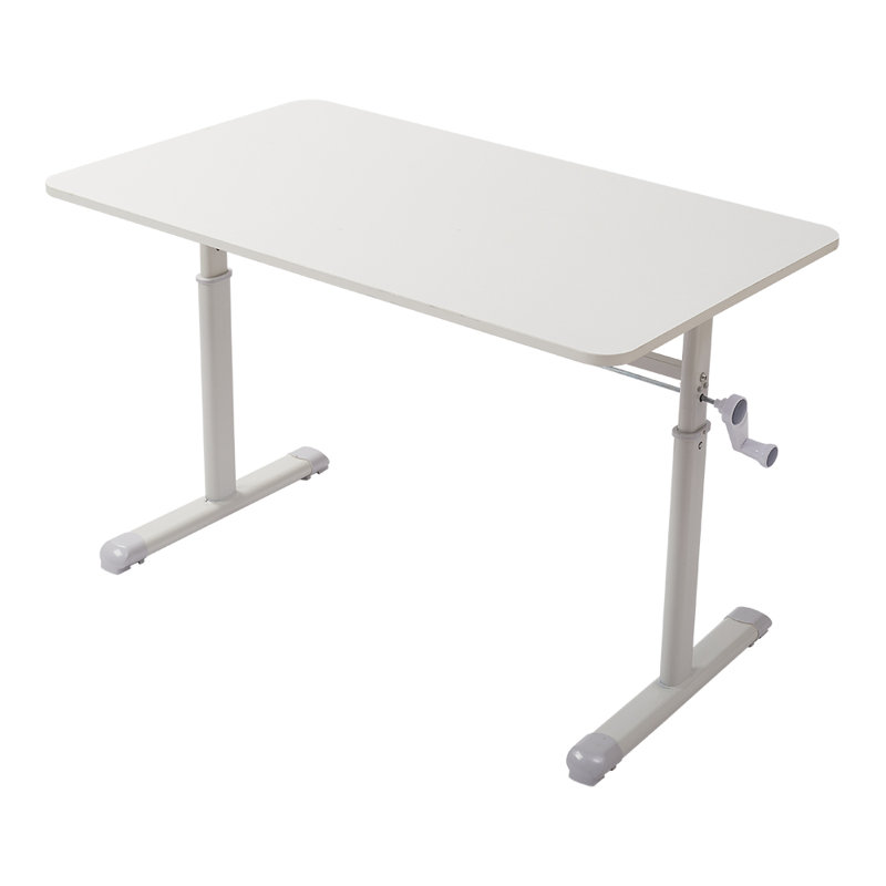 Adjustable Metal Base Computer Desk, 80cm W x 60cm D