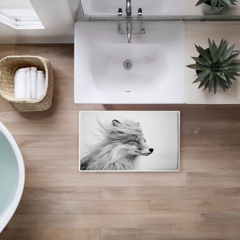 Tapis de bain Easy Breezy Fox, Easy Fox Breezy