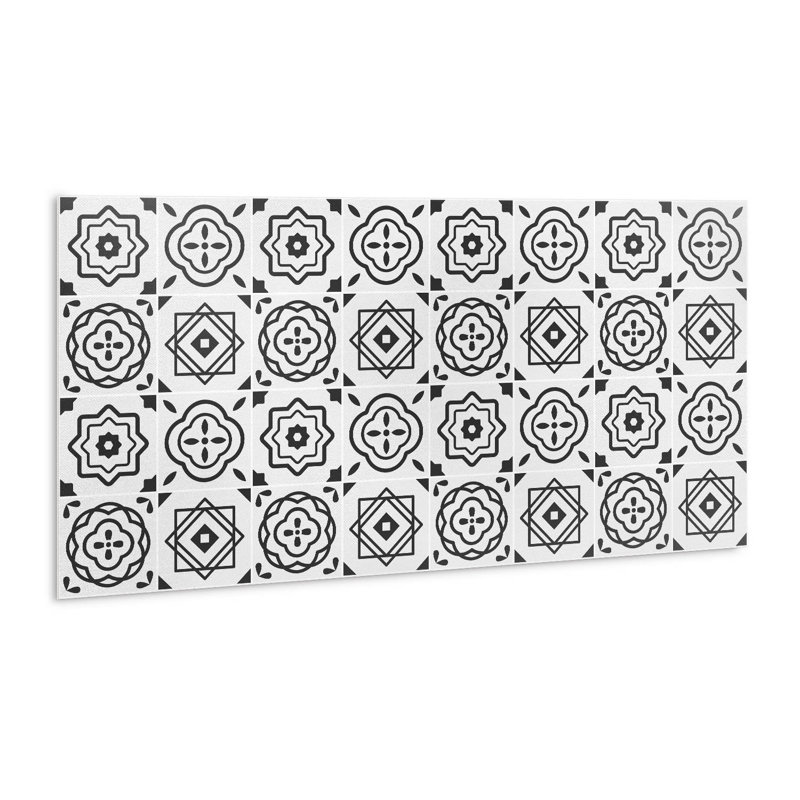 Chanceton 50 x 100 cm PVC Tile in Gray
