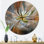 Symmetrical Fractal Flower - Modern wall clock