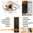 Ceiling Fans With Lights Dimmable LED Embedded Installation Of Thin Modern Ceiling Fans(Orange)-926921561