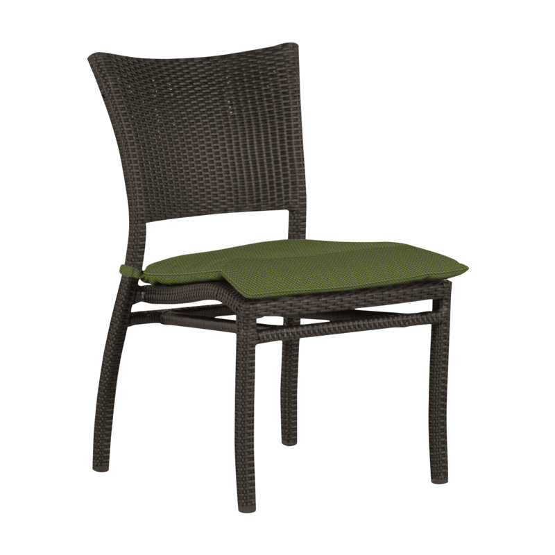 Chaise d'appoint d'extérieur Skye N-Dura, Welt, Noyer noir, Forêt de lin