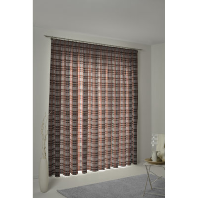 Devore Pencil Pleat Opaque Curtain