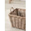 Hand Woven Wicker Laundry Hamper with Handles