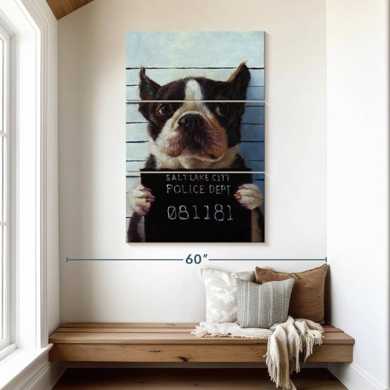 Mug Shot, 50" H x 32" W