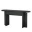 Console Mid-Century cannelée avec rangement dissimulé-129765308