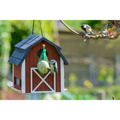 Wood Hanging Feeding Station