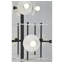 Lustre 15 lumières en cachemire noir Amani-1286072233
