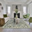 Dorcelus Floral Hand-Hooked Wool Gray Area Rug-538024758