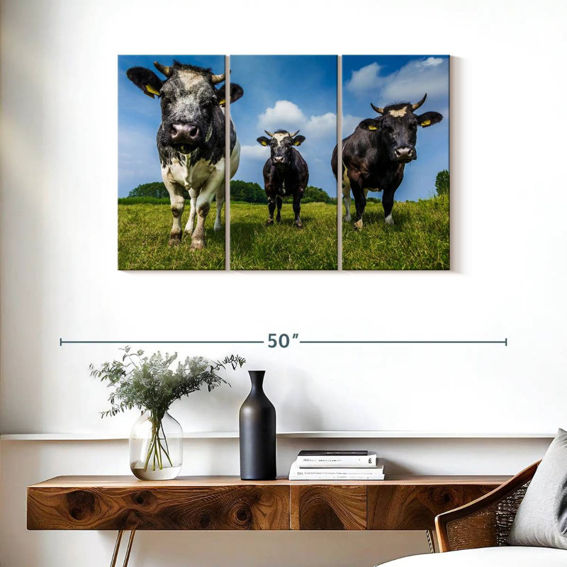 Brampt Cow Gang, 24" H x 38" W