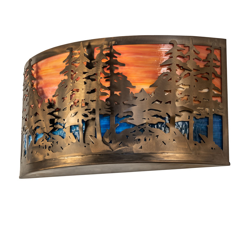 Rustic Lodge 2 - Light Flush Mounted Sconce