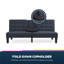 Alaira Full / Double 181.6 " Upholstered Convertible Sofa-61665546