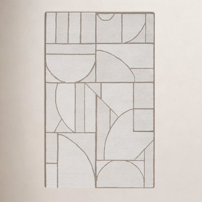 Helaine Hand-Tufted Abstract Wool Rug
