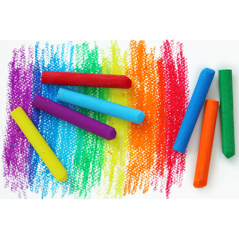 Von pastel crayons à l'huile par Egal, H 8 po x l 12 po