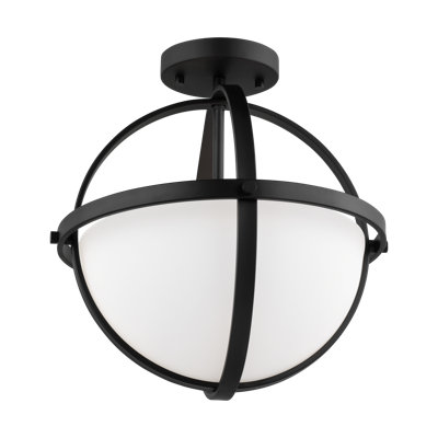 Luminaire suspendu sphérique à 2 lumières Balsamo