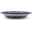 Floral Peacock Stoneware Pasta Bowl