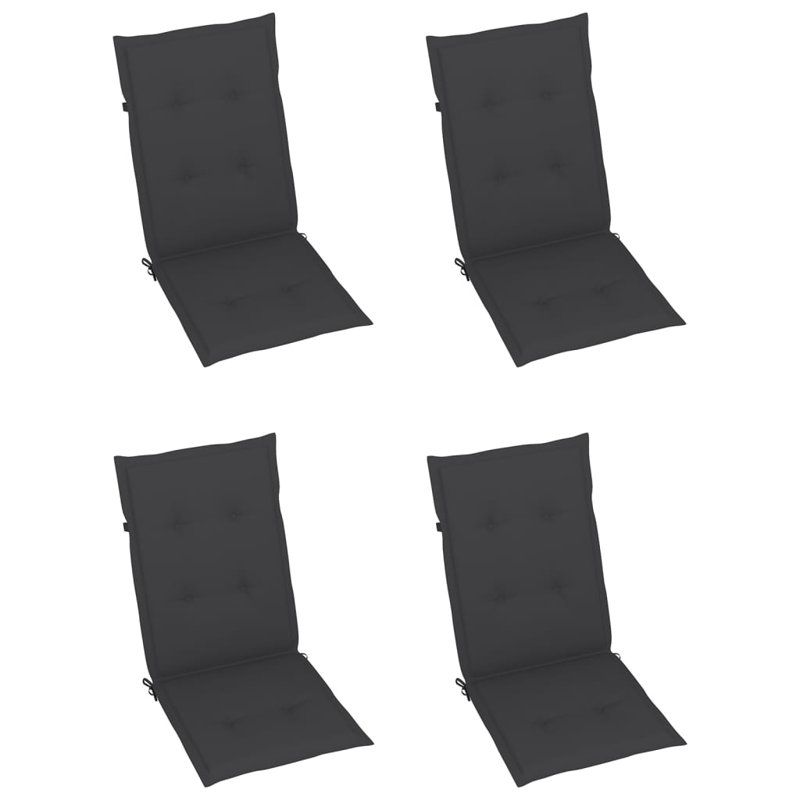 Outdoor Seat / Back Cushion, Anthracite, 19.17" W x 39.40" H