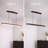 Linear 1-Light LED Dimmable Solid Wood Pendant Light for Kitchen Island-1349210911