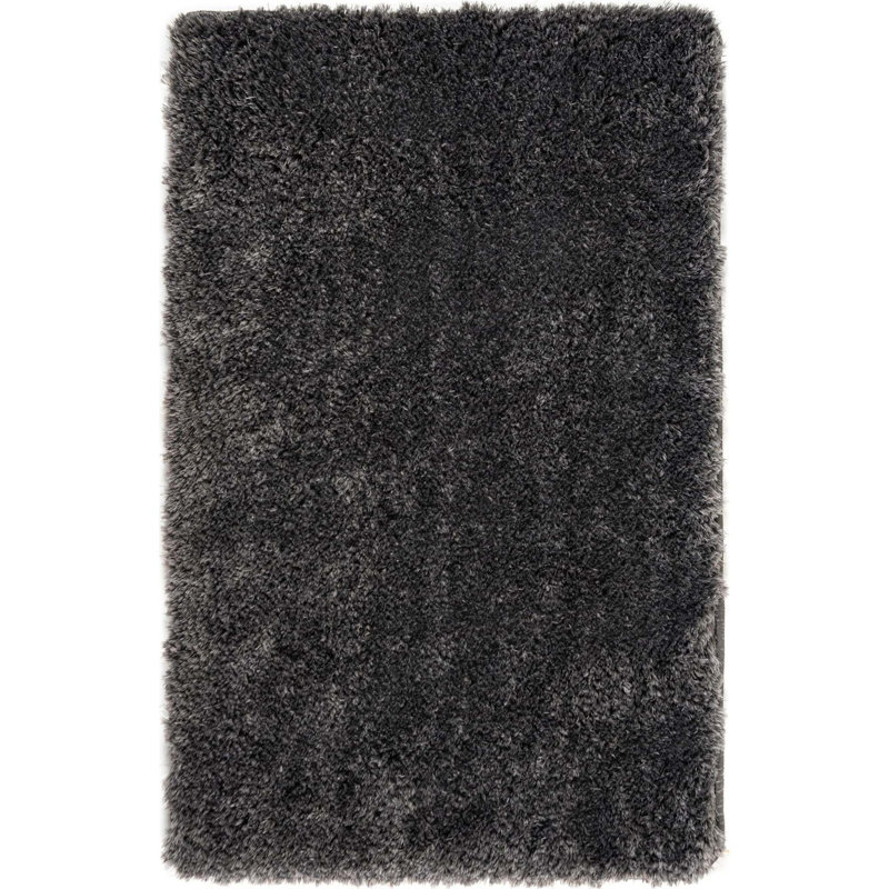 Tapis de bain Ebern Designs, Gris fer