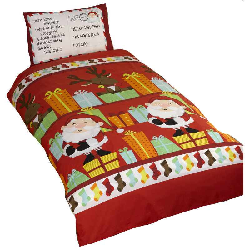 Letter To Santa Duvet Cover Set, 120 Cm x 150 cm
