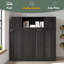 Lit escamotable double avec armoires de rangement