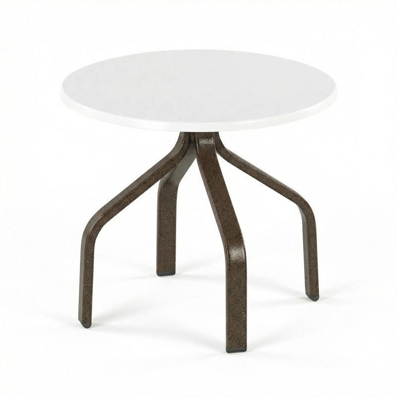 18" Round Side Table, Bronze Age