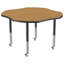 Table d'activité en T 48 po x 48 po avec moulures en T et pieds réglables-1394873159-1394873213