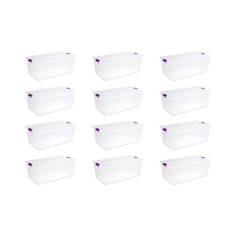 Contenant de rangement avec couvercle transparent Sterilite