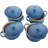 Le Creuset Stoneware Set of 4 - 8 oz. Mini Round with Lids and Cookbook-10538312