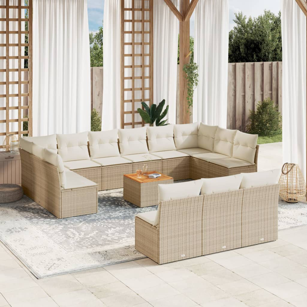 Gartensofa mit Kissen