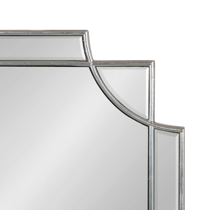 Ocilla Flat Mirror, 24" x 24", Silver