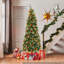 Arbre de Noël artificiel avec 1096 branches et 460 lumières DEL blanc chaud-1348136289