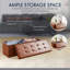 Faux Leather Ottoman-98578649