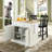 Diamondback Kitchen Island Set-205840626