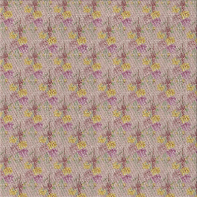 Tapis rose à motif floral Jolyon