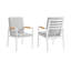 Fauteuil de salle à manger de patio avec coussin Urgeon-56436452-56436453