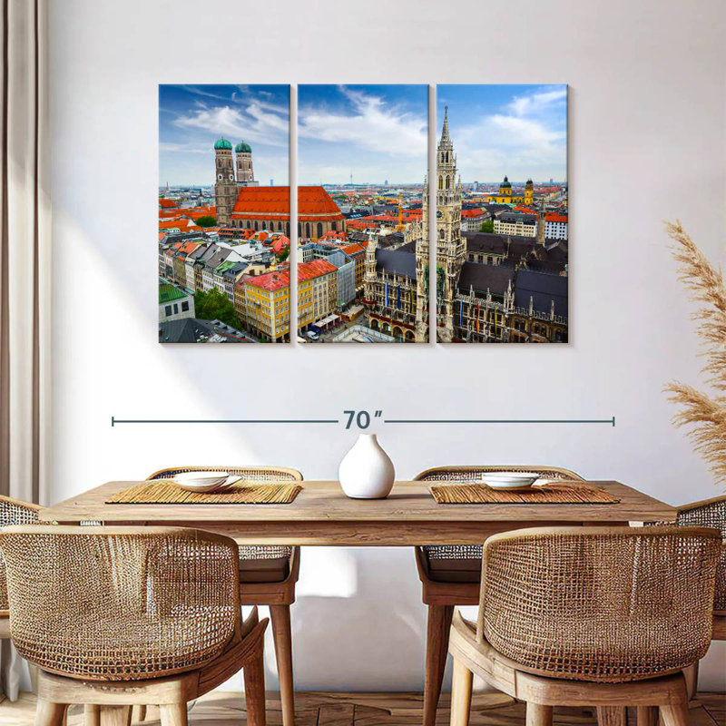 Paysage urbain du camion R munich, H 36 po x l 57 po