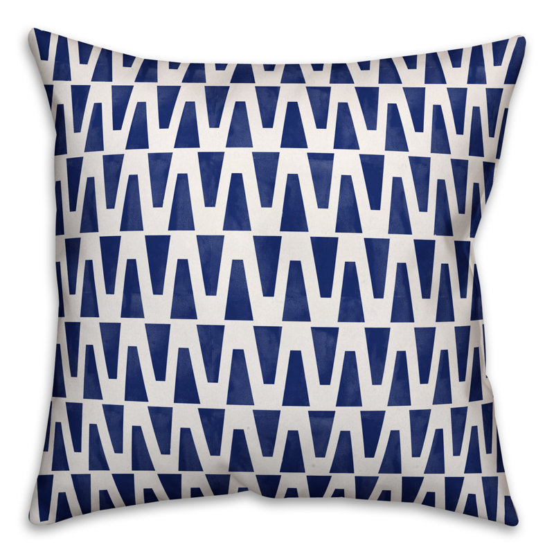 Geometric Reversible Throw Pillow