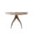 Composition Extendable Mahogany Oval Solid Wood Top Dining Table