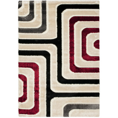 Minnich Shag Performance Geometric Rug