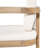 Solara Patio 4-Person Acacia Wood Dining Set With Dual Slatted Pedestal Base & Cushions-130003419