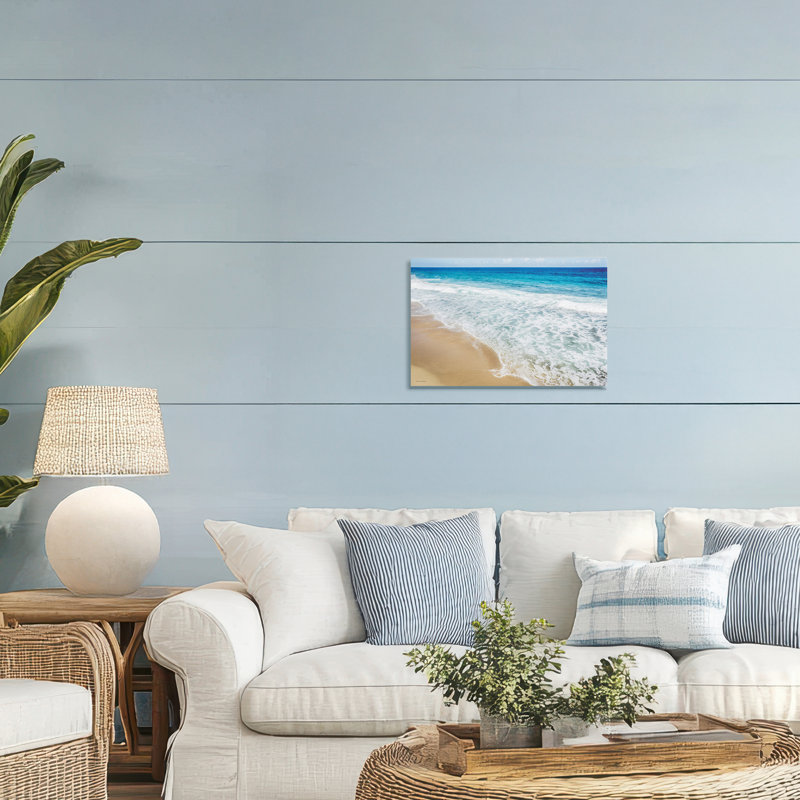 Toile à vagues rugueuses, design par Seven Trees Design, H 16 po x l 24 po