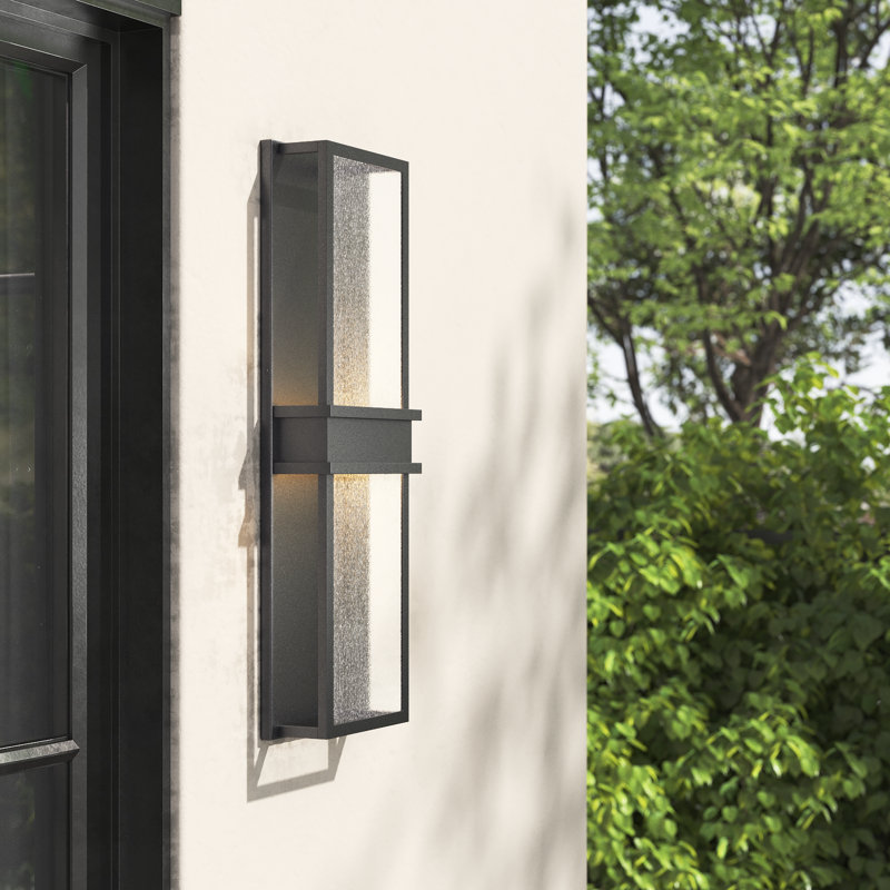 Plafonnier encastré d'extérieur 2 lumières Alresford, H 24 po x l 8 po x P 3,25 po