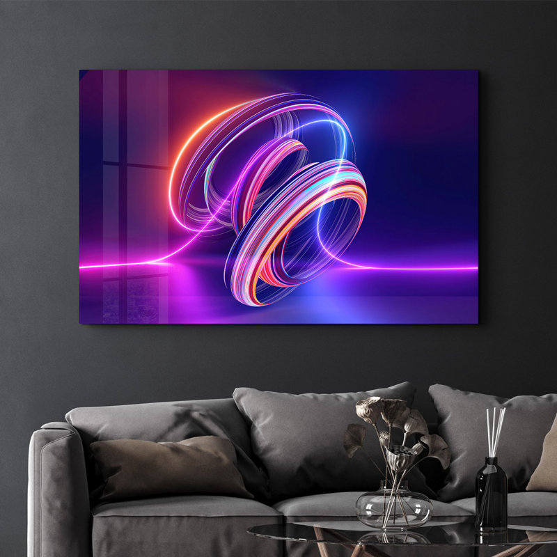 Peinture décorative en verre trempé
