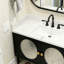 Remplacement 21,25 po remplacement en pierre de quartz durable