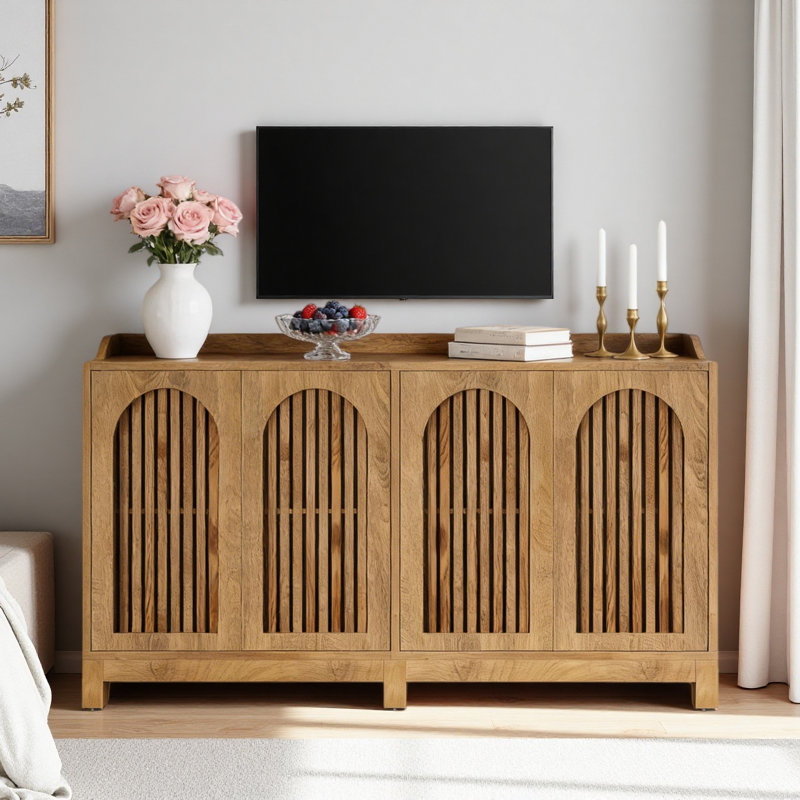 Sleek Sideboard Buffet,Storage Cabinet
